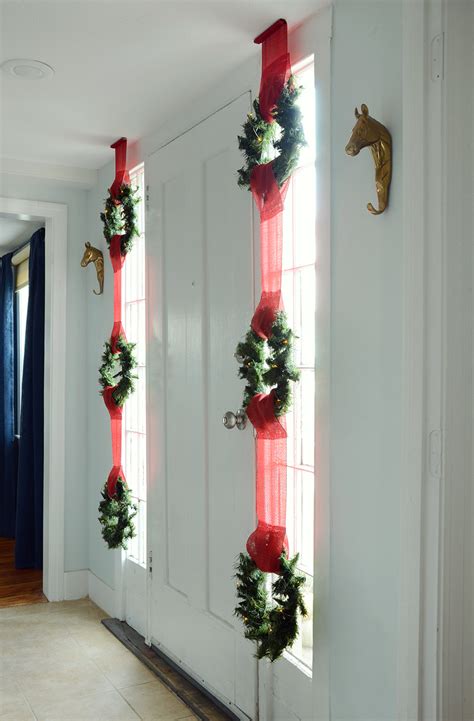 Small Christmas Wreaths In Windows