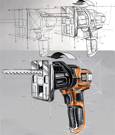 Industrail Design Sketch & Marker Rendering Tutorial :: Behance