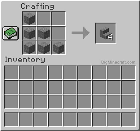 How to make Stone Stairs in Minecraft