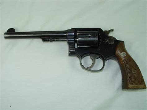 Smith & Wesson S&W .38 Special Ctg 6" Barrel Dbl Action. For Sale at GunAuction.com - 9668799