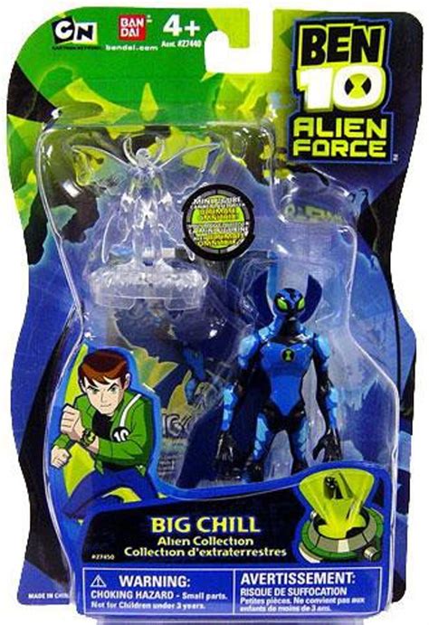 Ben 10 Alien Force Alien Collection Big Chill 4 Action Figure Bandai America - ToyWiz