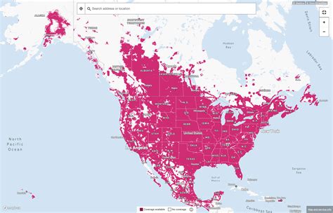 T-Mobile 4G LTE and 5G Coverage Map | WhistleOut