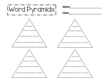 Pyramid Template Word | DocTemplates