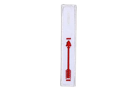 Order of the Arrow Mini Sash Brotherhood White — Eagle Peak Store