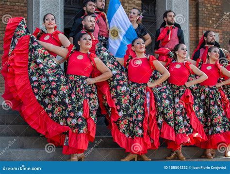 Group of Dancer from Argentina in Traditional Costume Editorial Photography - Image of ...