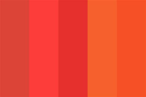 blood orange Color Palette