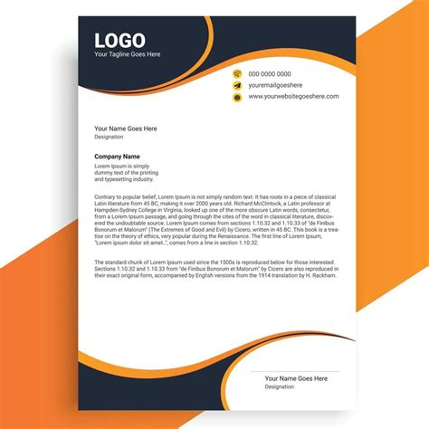 Business style letterhead design, Modern Business Letterhead Design 3020492 Vector Art at Vecteezy