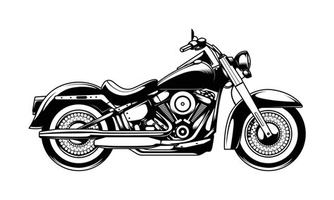 Motorcycle Retro Line Art Concept 5725411 Vector Art at Vecteezy