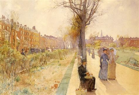 Boston Common, 1886 - 1891 - Childe Hassam - WikiArt.org