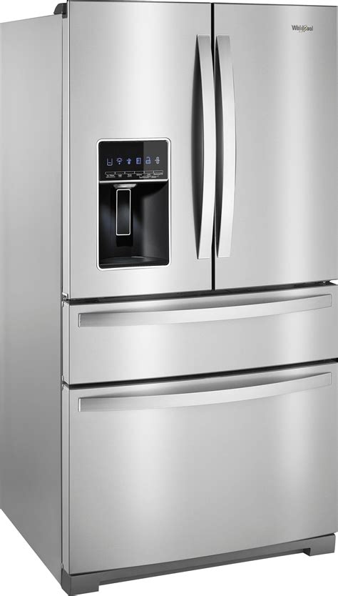 Questions and Answers: Whirlpool 26.2 Cu. Ft. 4-Door French Door Refrigerator Stainless Steel ...