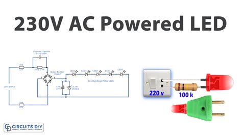 Led Circuit Diagram For 230v