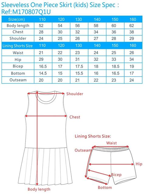 Children S Cloth Size Chart | Kids Matttroy