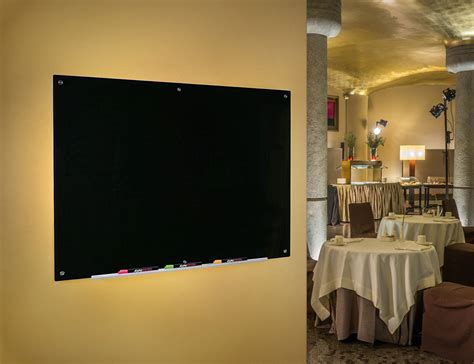 Black Glass Dry-Erase Board - Perfect for Home and Office Use - Audio-Visual Direct