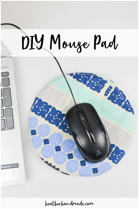 DIY Mouse Pad • Heather Handmade