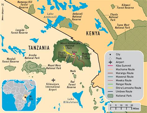 Mount Kilimanjaro Location | Climbs, Treks and Safaris in Tanzania