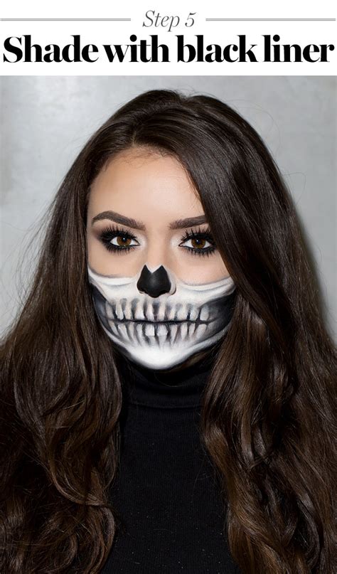 Skeleton Makeup Tutorial Halloween 2017: The Prettiest Skeleton Costume How-To | Glamour