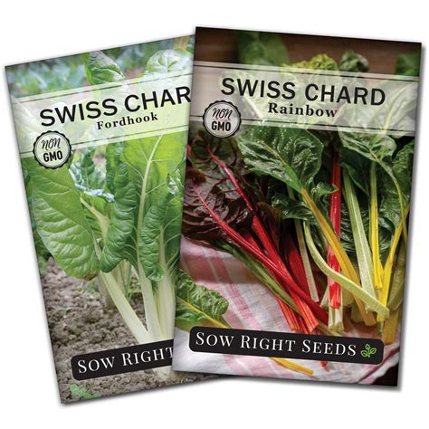 Swiss Chard Seed Collection for Planting in Your Home Garden – Sow Right Seeds