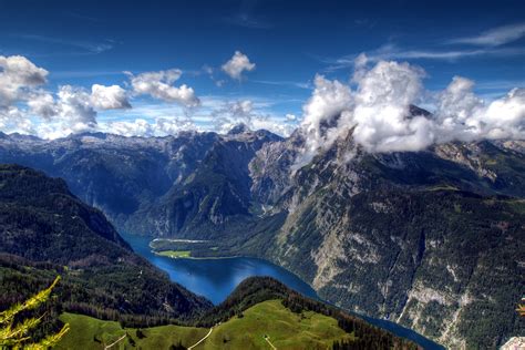 Photos Germany Bavarian Alps Nature mountain Scenery 3000x2000