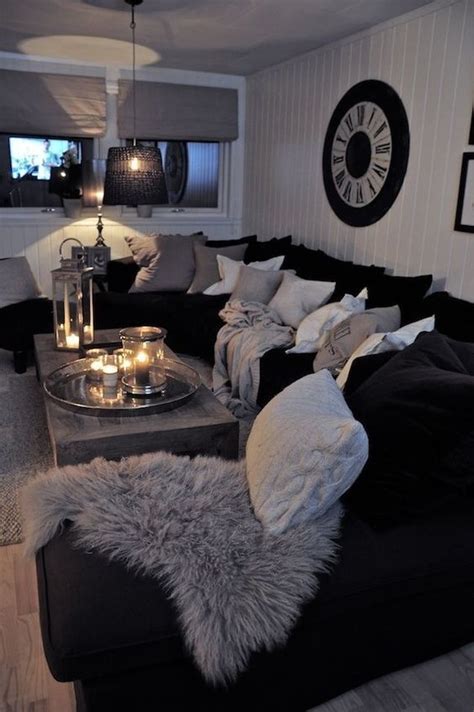 10+ Black and white living room decor information | interiorzone