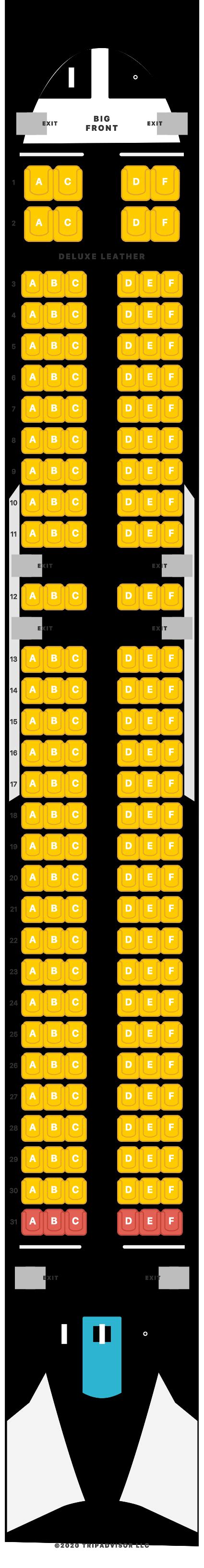 SeatGuru Seat Map Spirit - SeatGuru