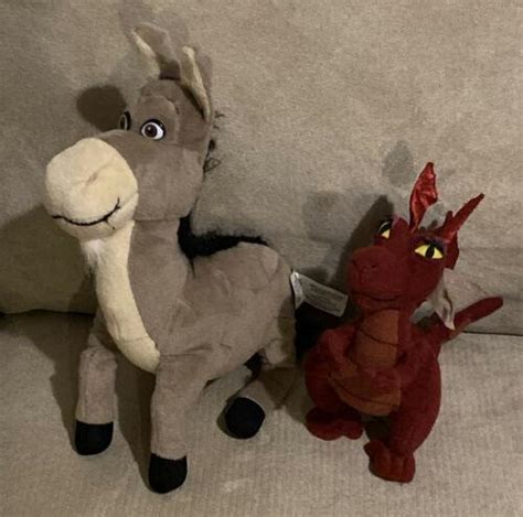 10 Inch Donkey & Dragon Shrek Plush | #3827498769