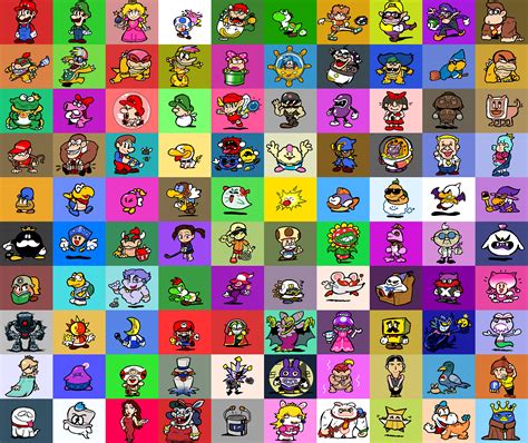 Super Mario Characters by JazzmanZ on Newgrounds