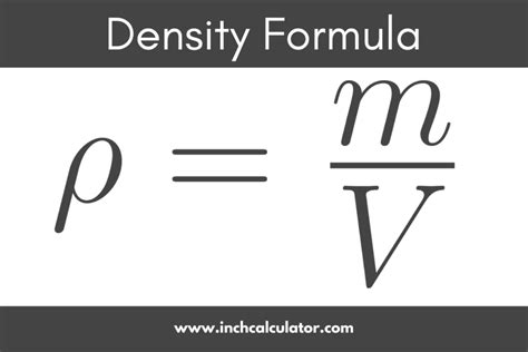 Density Calculator - Inch Calculator