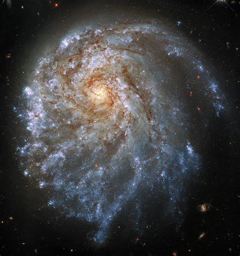 Spectacular Image Captured by Hubble Shows a Strangely Contorted Spiral Galaxy