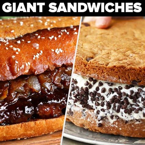 Giant Sandwiches To Fulfil Giant Hunger | Recipes