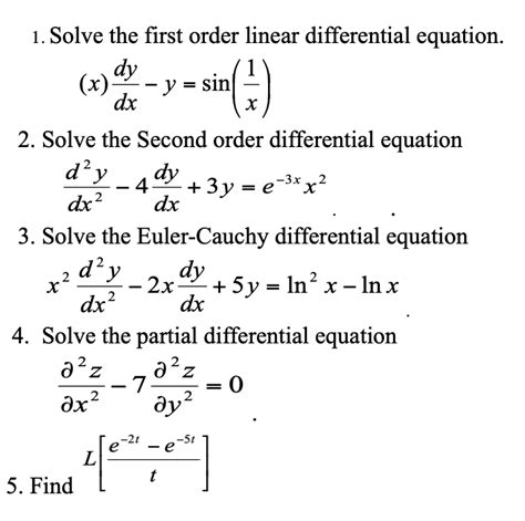 Linear Differential Equation - denis