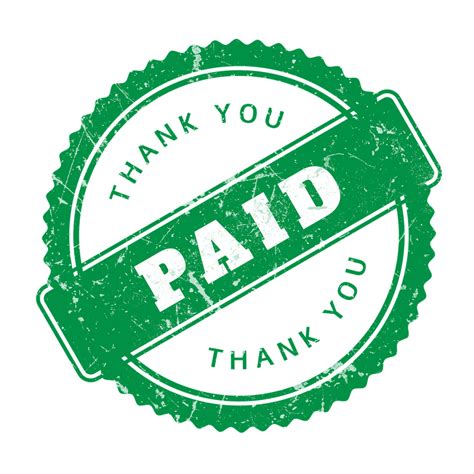 Paid Stamp Png Transparent Images Free Download