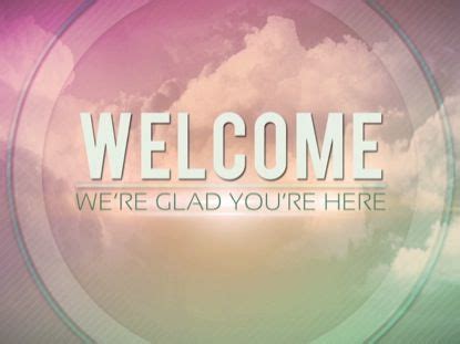 Welcome Powerpoint Backgrounds Religious