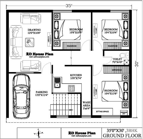 3 Bedroom Duplex Floor Plans With Garage | Review Home Co