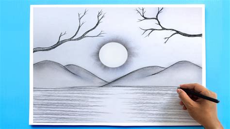 Easy Pencil Sketches Of Scenery