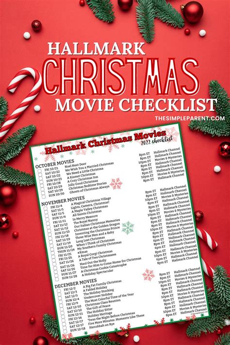 FREE 2024 Printable Hallmark Christmas Movie Schedule | Hallmark christmas movies, Hallmark ...