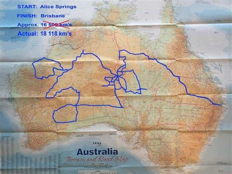 Planning a road trip through the Australian outback