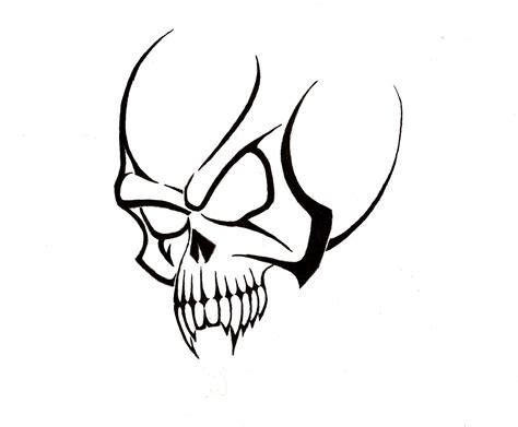 Free Skull Tattoo Designs To Print - Cliparts.co