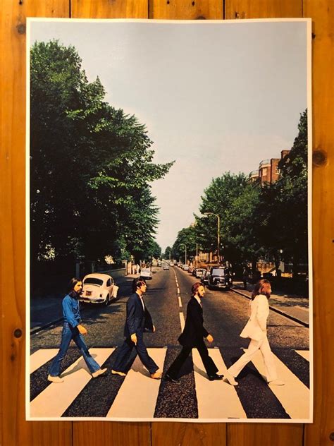 The Beatles Abbey Road Retro Vintage Classic Poster #2, Hobbies & Toys, Memorabilia ...