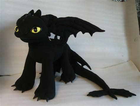 Toothless Night Fury dragon plush toothless plush How to | Etsy | Night fury dragon, Dragon toys ...