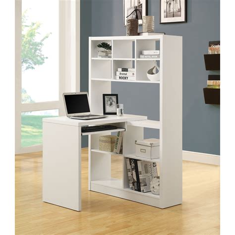 White Corner Desk With Shelves - Ideas on Foter