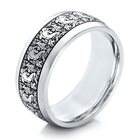 Women's Engraved Wedding Band #101065 - Seattle Bellevue | Joseph Jewelry