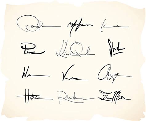 handwritten signatures on old paper stock photo getty images black bedroom furniture sets home ...