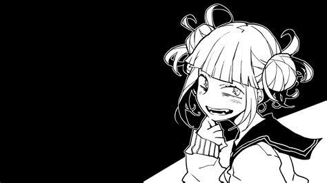 Papel de parede : Boku no Hero Academia, Himiko Toga, uniforme escolar, Presas, Fundo simples ...