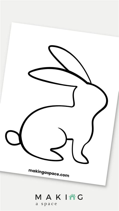 Free Printable Easter Bunny Templates - Making A Space