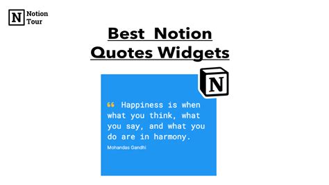 6 Best Notion Quotes Widgets of 2025 - Notion Tour