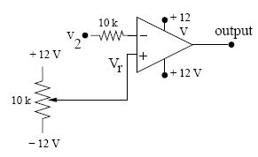 Comparator using OP AMP IC 741. | Download Scientific Diagram