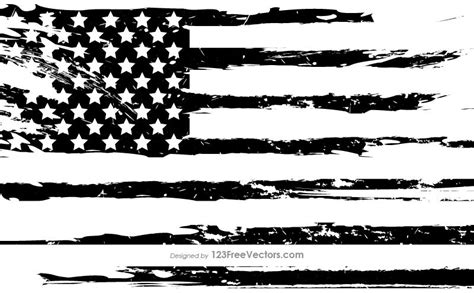 Tattered American Flag Vector at Vectorified.com | Collection of Tattered American Flag Vector ...