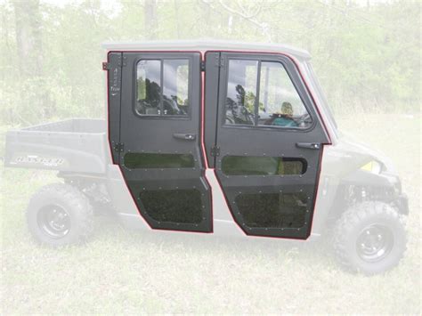 Full Steel Doors By Armor Tech for Polaris Ranger Mid Size 570 Crew 2014-2021 – Offroad Armor ...