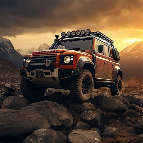 Premium Photo | Land rover defender Off road journey