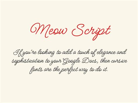 Cursive Fonts on Google Docs [Hand-picked]